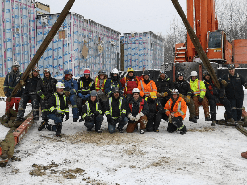 Novid Corp field team on a remote installation site